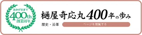 樋屋奇応丸400年の歩み-歴史沿革